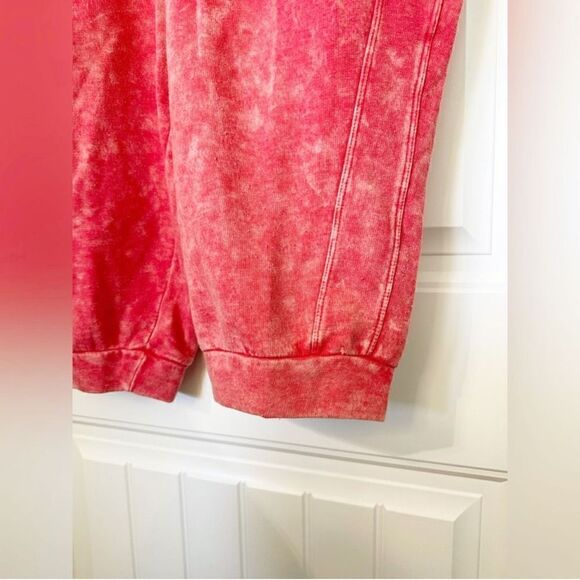 Lane Bryant Livi Sleeveless French Terry Jumpsuit Hibiscus Plus Size 22/24 NWT - Picture 4 of 8